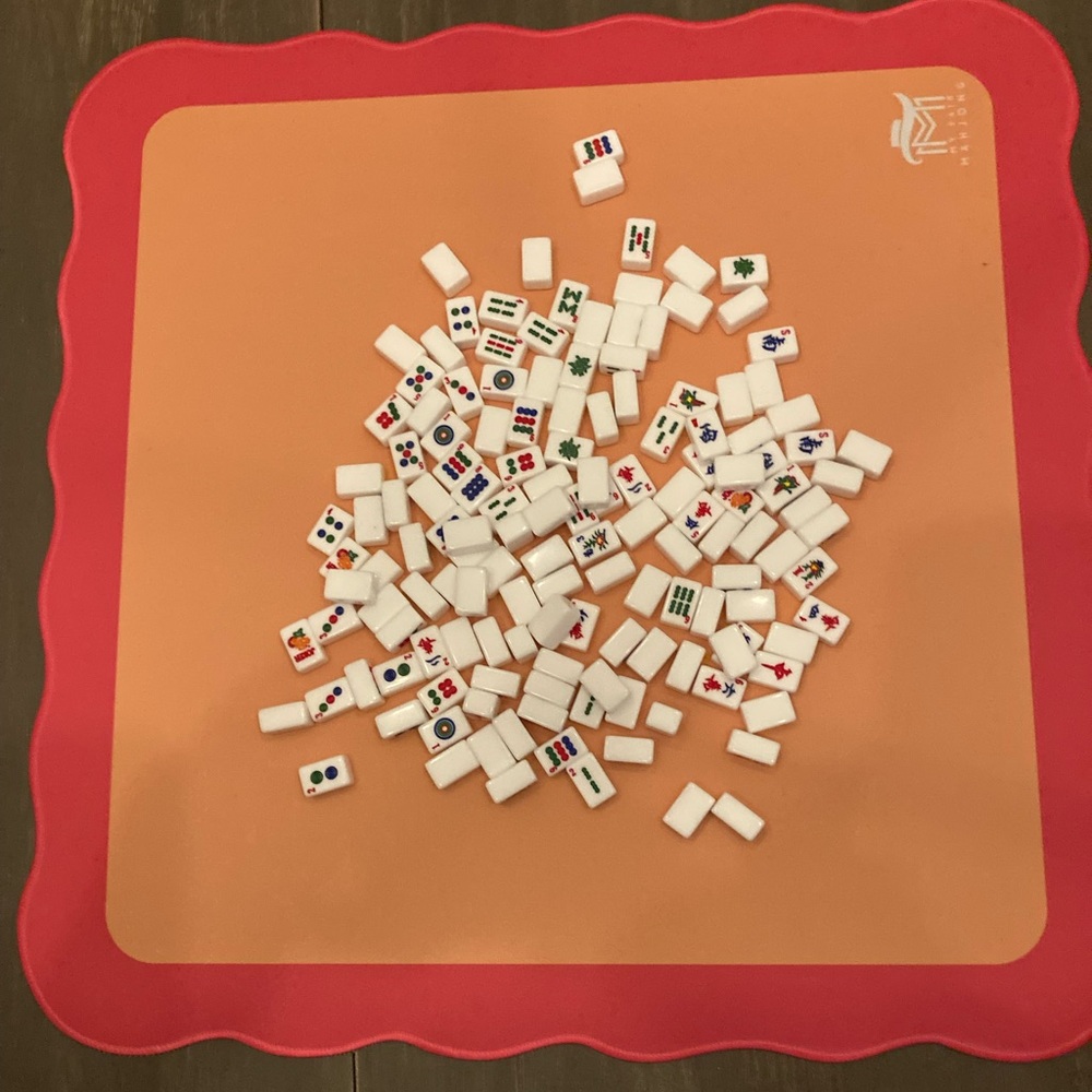 Mini Mahjongg Mat for Small & Travel Sets.  My Fair Mahjong.